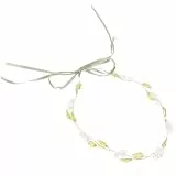 ULTECHNOVO Maiglöckchen Haaraccessoires Blumenkranz Haarreif für Hochzeit mit Bequemem Sitz und Stabilem Halt aus Kunststoff und Legierung für Braut und Brautjungfern