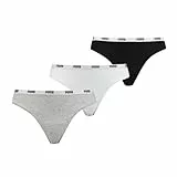 PUMA Damen String Thong H schen, Weiß / Grau Schwarz, M EU