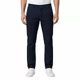 Smith & Solo Chino Hose Herren Slim Fit - Stretch Herrenhose aus 98% Baumwolle - Hosen Elegante Stoffhose für Business & Freizeit - Chinohose Männer Navy-32W32L