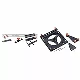 kwb LINE MASTER Präzisionslineal– 800-mm Länge, Universal-Führungsschiene, 10-teilig & LINE MASTER Führungsschiene für Oberfräse, Universal-Schiene für Oberfräsen, inkl. Zentrierdorn