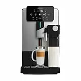 Cecotec Espressomaschine Superautomat Cremmaet Latte Art. 1500W, 19 Bar, Thermoblock, 6 Getränke, 150g Kaffeebehälter, Kegelmahlwerk, Automatische Reinigung, 1,1L Wasser- und 400ml Milchbehälter