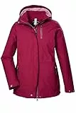 STOY Damen Funktionsjacke/Outdoorjacke wasserdicht mit abzippbarer Kapuze - Große Größen STS 9 WMN JCKT, fuchsia, 54, 43093-000