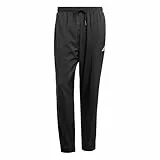 adidas Herren Essentials Small Logo Stanford Elasticated Pants, Black/White, L