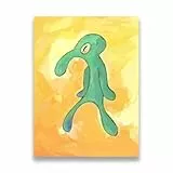 YAJNILUCK Bold and Brash Gallery Art Poster, abstrakter Thaddäus, Leinwandgemälde, Druck, nordische Wandkunst, Bild für Zimmer, Heimdekoration, 20 x 30 cm (8 x 12 Zoll) Innenrahmen