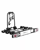 VEVOR Faltbarer Fahrradträger Kupplungs-Fahrradträger für 5 cm Aufnahme, Heckträger Radträger für 3 Fahrräder bis 65 kg Tragkraft, abschließbarer Fahrradträger für E-Bikes mit Rücklicht