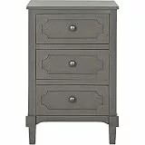 SAFAVIEH Contemporary Wooden Accent Table, in Grey, 34 X 43 X 66.04