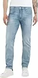 Replay Herren Jeans Anbass Slim-Fit mit Comfort Stretch, Light Blue 010 (Blau), 33W / 30L