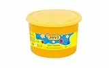 Jovi Blandiver Knete, extra weiche Knetmasse für Kinder ab 2 Jahren, gelb, 1 Dose, 460g
