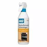 HG Ofen-, Grill- & Barbecue-Reinigungsspray, entfernt schnell angebrannte Speisereste & eingebranntes Fett für Küche & Außenbereich - 500 ml