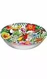 FIESTAS GUIRCA | Hawaii Schale Wiederverwendbar (32 cm) - Tischdekoration für Abschlussfeiern und Sommerpartys - Ideal für Hawaiianische Feiern und Festliche Events - Bunt
