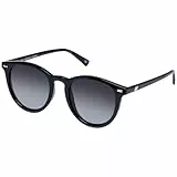 Le Specs FIRE STARTER BLACK - Sonnenbrille - Damen Herren Runde Rahmenform mit hohem UV-Schutz LSP2352189