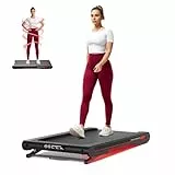 Sperax 4 in 1 Walking Vibration Pad Vibration 0.3-6km/h für Zuhause und Bürofür, Laufband für Zuhause mit App 400W Keine Montage Erforderlich (Red)