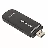 Goshyda 4G-WLAN-Router, 4G-LTE-USB-WLAN-Hotspot mit SIM-Kartensteckplatz, Bis zu 10 Benutzer, Tragbares Mobilfunknetz-Hotspot-USB-Modem für Zuhause und Unterwegs