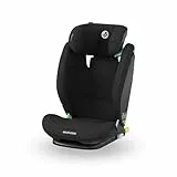 Maxi-Cosi RodiFix S i-Size Kindersitz, 100–150 cm, 3,5–12 Jahre, Autositz Kinder, 3 Liegepositionen, Verstellbare Höhe/Breite, G-CELL Side Impact Protection, AirProtect-Sicherheitskissen, Basic Black