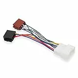 Akozon ISO Stecker Autoradio, ISO Autoradio Kabel Kabel Kabelbaum Stereo Adapter Stecker Adapterstecker Ersatz für Mitsubishi Outlander Yishen