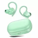 Bluetooth Kopfhörer Sport, 128Std Kopfhörer Kabellos Bluetooth 5.3, HiFi Stereo Tiefer Bass Wireless Earbud, ENC Noise Cancelling Mic, IPX7 Wasserdicht in Ear Ohrhörer mit Ohrhaken, USB-C LED-Anzeige