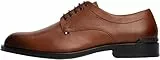 Tommy Hilfiger Herren Derby Schuhe Corporate aus Leder, Braun (Winter Cognac), 46