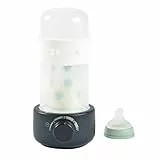 BÉABA, Flaschen-/Gläschenwärmer, Flaschensterilisator, Sauger, Muttermilchwärmer, Sanfter Dampf, Schnelles Aufwärmen, Baby Milk Second, Night blue