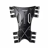 Mantona 360° Befestigungsclip (geeignet für GoPro Schnellspann Halterung, Hero 11 10 9 8 7 6 5 4 3+ 3 2 1, Session und andere kompatible Action Cams, 360° drehbar, flache Ausführung)