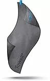STRYVE Towell Plus V2 Sporthandtuch mit Tasche und Magnetclip, in 7 Farben Die Höhle der Löwen Gym Handtuch TOWELL+ (Iron Blue)