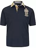 Jan Vanderstorm Herren Poloshirt Joakim dunkelblau, 3XL (XXXL) - 64/66