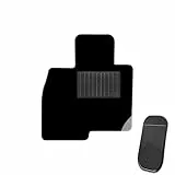 moto-MOLTICO Fahrer Fußmatte – Passgenaue Velours - Autoteppiche passend für Jaecoo 7 PHEV 2023- - Hochwertige, rutschfeste Fahrermatte in Schwarz – 1-teilig