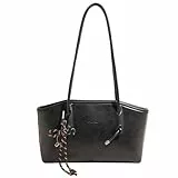 CHAMAIR Y2K Tasche Handtasche Damen Vintage Aesthetic Uni Umhängetasche PU Leder Schultertasche Shoulder Bag Women Purse