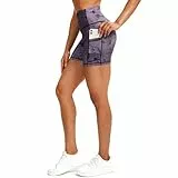 Evievit Sporthose Damen High Waist mit Taschen - Blickdichte Kurze Leggings für Sport, Gym und Outdoor