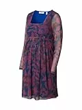 ESPRIT Maternity Damen Dress Long Sleeve Allover Print Kleid, Dark Old Pink - 675, XS EU