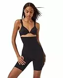 SPANX Shapewear für Damen Tummy Control High-Waisted Power Short (Regular und Übergröße), Very Black, L