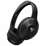 DOQAUS Kopfhörer Kabellos Bluetooth,70Std Spielzeit Bluetooth Kopfhörer Over Ear mit Kabel,3 EQ-Modi,Kabellos Faltbare HiFi-Stereo für Reisen/Telefon/PC(Schwarz)
