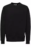 11 Project PRAndreas Herren Sweat Pullover Sweatshirt mit Rundhalsausschnitt Oversize, Größe:M, Farbe:True Black (194008)