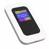 VBESTLIFE Tragbares WiFi -Hotspot -Gerät, 4G 5G LTE 300 Mbit/S WiFi Mobile Hotspot, Pocket SIM -Karten -Reise -Router -Support Bis zu 10 Benutzer
