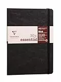 Clairefontaine 793431C Notizbuch AgeBag My Essentials, DIN A5, 14,8 x 21 cm, 96 Blatt, dot, nummeriert, 90g, 1 Stück, schwarz