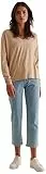 NA-KD Damen V-Neck Jersey Top Trägershirt/Cami Shirt, Dunkelbeige, L