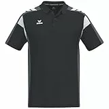 Erima Unisex Erwachsene Celebrate 125 Funktions Polo (1112504), schwarz/Slate Grey, XL