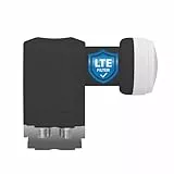 TechniSat Quad LNB für 4 Teilnehmer mit LTE Filter - 4fach digital Quattro Switch LNC, Wetterschutzkappe, Premium-Qualität