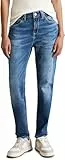Marc O'Polo Denim Damen Jeanshose mit Stretch-Anteil Boyfriend Fit, Blau (Multi/ Mid Blue Marble), W26/L34