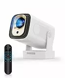 Magcubic Beamer, HY310 Mini Beamer 4K Unterstützung 1080P Autofokus Projektor, Auto Trapezkorrektur Android Heimkino Smart Beamer mit WiFi6 BT5.4, 180°Dreh Tragbarer Projektor, 2025 Neu Videoprojektor
