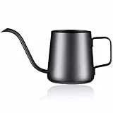 PARACITY Pour Over Wasserkocher, Schwanenhals-Auslauf, Kaffee-/Teekanne, 340 ml, mit Deckel, hängender Ohr, stumpf, lang, schmal, Tropfbecher für Kaffeemaschine, Karaffe, Camping-Kaffeekanne für