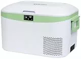 BINGI Kompressor Kühlbox 12.8L Tragbarer Auto Kühlbox 12V / 24V DC und 110~240V AC Elektrische Kühlschrank Kompressor Gefrierbox für Auto LKW Picknick Camping und Heimgebrauch (‎HC-12P1)