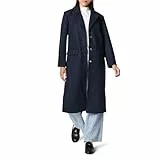 The Drop Liam Lockerem Schnitt Mäntel, Marineblau, XXL