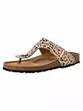 Tamaris Damen Fußbett Pantolette flach, beige, 38 EU