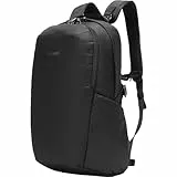 Pacsafe Unisex-Erwachsene Vibe 25 Anti-Theft Backpack Rucksack mit Sicherheitstechnologie 25 Liter, Schwarz/Jet Black