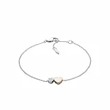 Fossil Armband Für Frauen Vintage-Motive, 16,5 Cm + 0,4 Cm Silber Edelstahlarmband, JF03095998