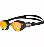 ARENA Cobra Tri Swipe Mirror Unisex Triathlonbrille für Erwachsene, Schwimmbrille mit Verspiegelten Gläsern, Anti-Beschlag, UV-Schutz, 3 Austauschbare Nasenstege