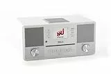 Block Aurora Smartradio - 36W mit Subwoofer - DAB+/UKW/Internetradio 30.000 Sender - WLAN 2.4/5GHz - Spotify Connect & Bluetooth - CD & USB - Wireless Charging - Farbdisplay dimmbar (Weiß)
