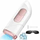 Beauris IPL Laser Geräte Haarentfernung mit Kühlfunktion, Unbegrenzten Blitzen für Lebenslange Nutzung, 600-1200NM Rotlichttechnologie, Schmerzfreie Hair Removal für Frauen Männer Women Körper - Rose