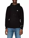 Calvin Klein Herren Sweatshirt Ck Essential mit Kapuze, Schwarz (Ck Black), XL