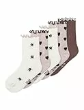 NAME IT Mädchen Nmfnetti 5P Sock, Peppercorn, 31-33 (5er Pack)